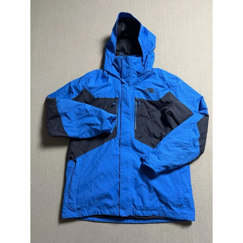 The North Face Jacket Mens XL Blue Clement Triclimate 3 in 1 Ski Winter Outdoors